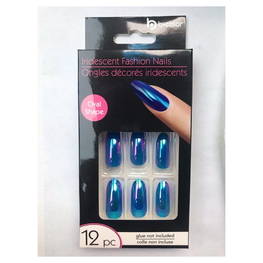 Iridescent Fashion Press-On Nails by B-Color